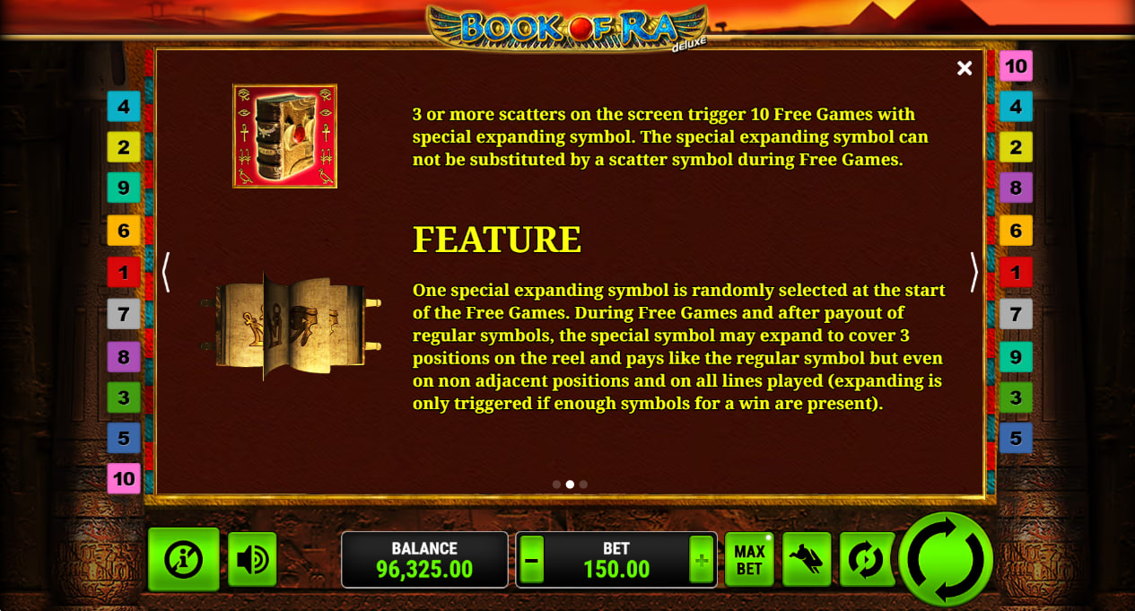 Book of Ra Deluxe screenshot